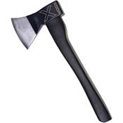 WOOX 04003 Thunderbird Throwing Axe Purple Coated Carbon Fixed Blade Knife Black Handles