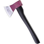 WOOX 04004 Thunderbird Throwing Axe Purp Carbon Fixed Blade Knife Brown Handles