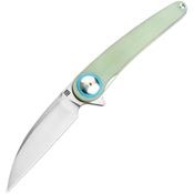 Artisan 1848PNTG Cazador Linerlock Knife Jade G10 Handles