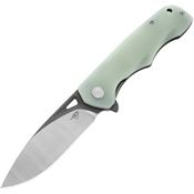 Bestech G47I Airstream Linerlock Knife Jade G10 Handles