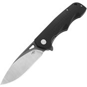 Bestech G47E Airstream Linerlock Knife Black G10 Handles