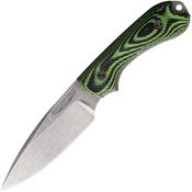 Bradford 3FE110A Guardian 3 3D Stonewash Fixed Blade Knife Toxic Green Handles