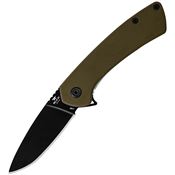 Buck 040GRS Onset Framelock Knife Green Handles