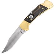 Buck 112BRSA Auto 112 Ranger Lockback Knife Ebony Wood Handles