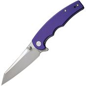 Civivi 210432 P87 Folder Bead Blast Knife Purple Handles