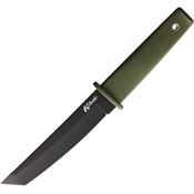 Cold Steel 17TODBK Kobun Black Fixed Blade Knife OD Green Handles