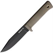 Cold Steel 49LCKDDEBK SRK Compact Carbon Fixed Blade Knife Dark Earth Handles