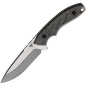 Dirty Bird CHG220201 Chingaso Stonewash SW Fixed Blade Knife Black Handles