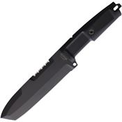 Extrema Ratio 0127BLK Ontos Burnished Fixed Blade Knife Black Handles