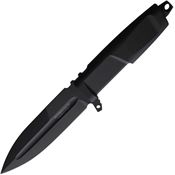 Extrema Ratio 0216BLK Contact C Combat Black Fixed Blade Knife Black Handles