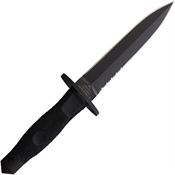 Extrema Ratio 0313BLKOR A.D.R.A. Ordinanza 17 Serrated Fixed Blade Knife Black Handles