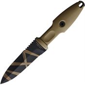 Extrema Ratio 0317DW Pugio SE Warfare Camo Fixed Blade Knife Desert Tan Handles