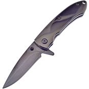 Frost 16717B Assist Open Linerlock Knife with Mirror Handles