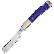 Frost 17150BLSB Razor Lockback Knife Blue Smooth Bone Handles