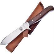 Frost CW1003DW Satin Fixed Blade Knife Rosewood Handles