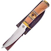 Frost CW887OW Sparrow II Satin Fixed Blade Fixed Blade Knife Olive Handles