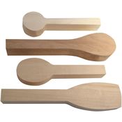 Flexcut SKSB4 Basswood Spoon Blank Set