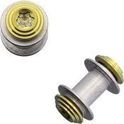 Flytanium 1086G Titanium Axis Lock Bar Gold