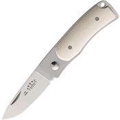 Fallkniven U1EYC U1 Folder Elforyn Elmax Knife Ivory Handles