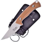 Frost TC03BRG10 Stonewash Fixed Blade Knife G10 Brown Handles