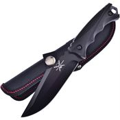 Frost TX01BB FTX01BB Black Fixed Blade Knife Black Handles