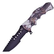 Frost TX69CAMO Assist Open Linerlock Knife with Camo Handles