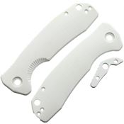 Honey Badger 4021 Large Linerlock Handle White