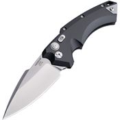 Hogue 34530 Auto EX-A05 Tumbled Button Lock Knife Black Handles