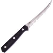 Choice 4 3/4 Jumbo Stainless Steel Steak Knife with Black Bakelite Riveted  Handle - 12/Case