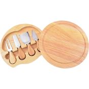 Hen & Rooster Seven Piece Kitchen Set Pink ABS Knife Set - Satin