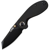 CJRB 1918LBBK Maileah Black Linerlock Knife Black Handles