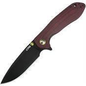 CJRB 1920BDRC Scoria Linerlock Knife Red Handles