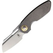 Kizer 3569A1 October Framelock Knife Gray Handles