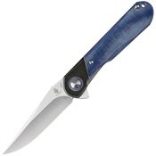 Kizer 3614C2 Comet Linerlock Knife Blue Handles