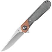 Kizer 3614C3 Comet Linerlock Knife Black Handles