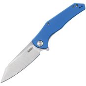Kubey 158A2 Flash Linerlock Knife Blue Handles