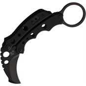 Mantis MK4BK Vuja De Black Finish Knife Black Handles