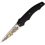 Maserin 398KT 398KT Linerlock Knife Black G10/Carbon Fiber Handles