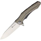 Maxace MCZ203 Zealot Linerlock Knife Tan Handles