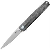 MKM-Maniago Knife Makers FL01LBC Flame Light Linerlock Knife with Black Handles