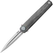 MKM-Maniago Knife Makers FL02LBC Flame Light Linerlock Knife with Black Handles