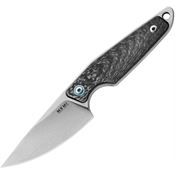 MKM-Maniago Knife Makers MA01CF Makro 1 Stonewash Folding Knife Carbon Fiber Handles