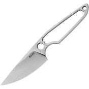 MKM-Maniago Knife Makers MA01N Makro 1 Stonewash Folding Knife Silver Handles