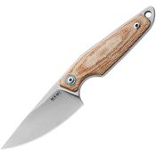 MKM-Maniago Knife Makers MA01NC Makro 1 Stonewash Folding Knife Natural Handles