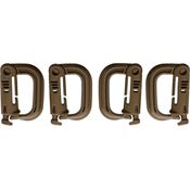 Maxpedition GRMLCB Grimloc Locking D-Ring 4pk