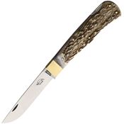 OTTER-Messer 07RMSHH Large Lockback Knife Buckhorn Handles
