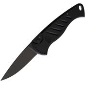 Piranha 2BKT Auto Fingerling Tactical Black Knife Black Handles