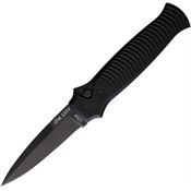 Piranha 6BKT Auto Bodyguard Tactical Black Knife Black Handles