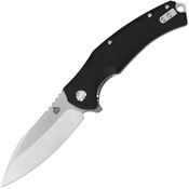 QSP 121C Snipe Linerlock Knife with Black Handles