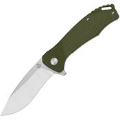 QSP 122B Raven Linerlock Knife with Green Handles